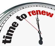 Time to Renew - Clock