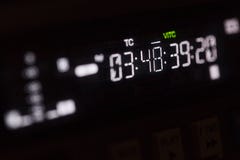 Timecode που τρέχει στο επαγγελματικό όργανο καταγραφής στοκ εικόνα με δικαίωμα ελεύθερης χρήσης Timecode που τρέχει στο επαγγελματικό όργανο καταγραφής στοκ εικόνα με δικαίωμα ελεύθερης χρήσης