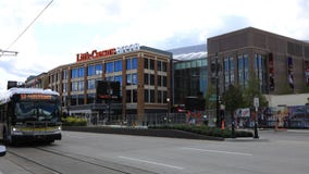 Timelapse di poca arena di Caesars a Detroit Michigan 4K Timelapse di poca arena di Caesars a Detroit Michigan 4K
