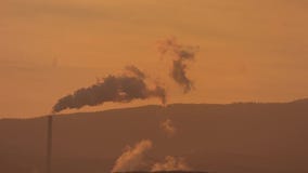 Timelapse industrial da paisagem video estoque Timelapse industrial da paisagem video estoque