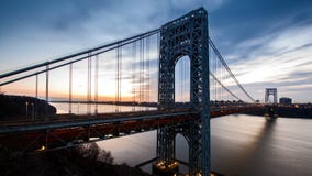 Timelapse mit George Washington Bridge-Verkehr Timelapse mit George Washington Bridge-Verkehr