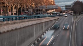 Timelapse ruch drogowy w mieście Madryt zdjęcie wideo Timelapse ruch drogowy w mieście Madryt zdjęcie wideo