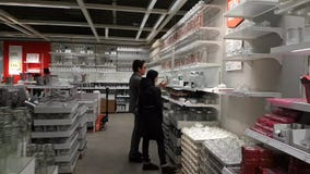 Timelapse движения магазина Ikea посещения людей акции видеоматериалы Timelapse движения магазина Ikea посещения людей акции видеоматериалы