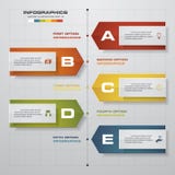 Timeline infographics, 5 steps elements and icons. Design clean number banners template. Stock Image Timeline infographics, 5 steps elements and icons. Design clean number banners template. Stock Image
