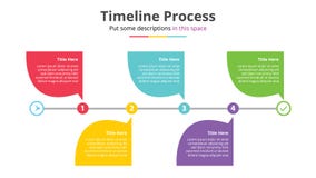 Timeline process infographics template with 5 points step - vector illustration royalty free illustration Timeline process infographics template with 5 points step - vector illustration royalty free illustration