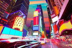 Times Square Manhattan New York deleted ads royalty free stock photography Times Square Manhattan New York deleted ads royalty free stock photography
