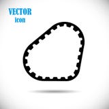 Timing belt. Drive mechanisms. Vector icon on isolated white background. Design element. vector illustration Timing belt. Drive mechanisms. Vector icon on isolated white background. Design element. vector illustration