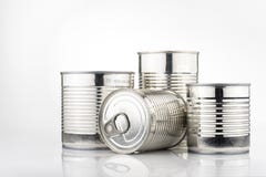 Tin Cans Royalty Free Stock Photo Tin Cans Royalty Free Stock Photo