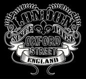 Tipografia de Londres, gráficos do t-shirt, vetores Fotos de Stock Tipografia de Londres, gráficos do t-shirt, vetores Fotos de Stock