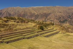 Tipon ruine Cuzco Pérou images libres de droits Tipon ruine Cuzco Pérou images libres de droits
