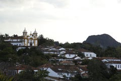 Tiradentes historische stad van Minas Gerais royalty-vrije stock fotografie Tiradentes historische stad van Minas Gerais royalty-vrije stock fotografie