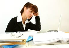 Tired Business Woman Stock Images Tired Business Woman Stock Images