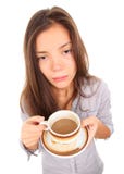Tired Woman In The Morning Stock Photo Tired Woman In The Morning Stock Photo