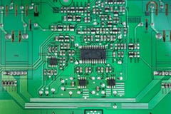 Tiro macro de la placa de circuito lateral trasera Visi?n superior con el espacio de la copia imagen de archivo libre de regalías Tiro macro de la placa de circuito lateral trasera Visi?n superior con el espacio de la copia imagen de archivo libre de regalías