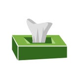 Tissue icon vector sign and symbol isolated on white background royalty free illustration Tissue icon vector sign and symbol isolated on white background royalty free illustration