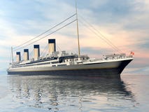 Titanic Ship - 3D Render Royalty Free Stock Image Titanic Ship - 3D Render Royalty Free Stock Image