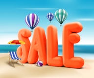 titre de Word de vente rendu par 3D pour la promotion d'été illustration stock titre de Word de vente rendu par 3D pour la promotion d'été illustration stock