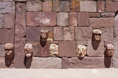 Tiwanaku. Ruins in Bolivia, royalty free stock photo Tiwanaku. Ruins in Bolivia, royalty free stock photo