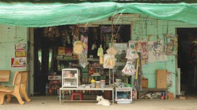 Storefront of Traditional Grocery Store in the Countryside of Vietnam stock photography Storefront of Traditional Grocery Store in the Countryside of Vietnam stock photography