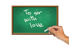 To Sir With Love Stock Image To Sir With Love Stock Image
