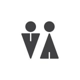 Toalettvektorsymbol vektor illustrationer Toalettvektorsymbol vektor illustrationer