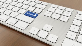 Toetsenbord facebook stock foto Toetsenbord facebook stock foto