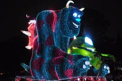 Tokyo Disney débarquent le défilé électrique. photos stock Tokyo Disney débarquent le défilé électrique. photos stock