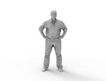 tolkningen 3d av en grå 3d avläste personanseende i vit studiobakgrund royaltyfri illustrationer tolkningen 3d av en grå 3d avläste personanseende i vit studiobakgrund royaltyfri illustrationer