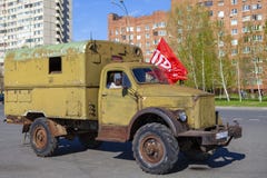 TOLYATTI, ROSJA, MAJ 09, 2018: wakacje didicated zwycięstwo dzień obrazy stock TOLYATTI, ROSJA, MAJ 09, 2018: wakacje didicated zwycięstwo dzień obrazy stock