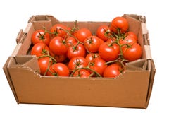 Tomatoes In Box Stock Photos Tomatoes In Box Stock Photos