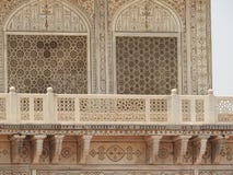 Tomb of Itimad-ud-Daul, the details near small Taj Mahal, Agra, India stock photography Tomb of Itimad-ud-Daul, the details near small Taj Mahal, Agra, India stock photography