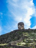 Tombs of sillustani near titicaca lake in peru royalty free stock photography Tombs of sillustani near titicaca lake in peru royalty free stock photography