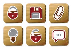 Toolbar and Interface icons | Cardboard series vector illustration Toolbar and Interface icons | Cardboard series vector illustration