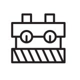 Toolbox icon vector isolated on white background, Toolbox sign , vector illustration Toolbox icon vector isolated on white background, Toolbox sign , vector illustration