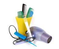 Tools For Packing Of Hair Royalty Free Stock Image