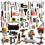 Tools Isolated on a White Background stock photography Tools Isolated on a White Background stock photography