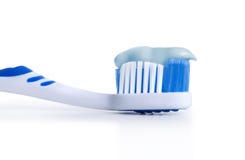 Tooth brush with tooth paste royalty free stock photography Tooth brush with tooth paste royalty free stock photography
