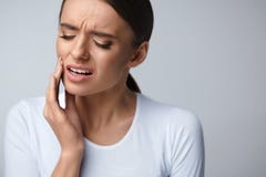Tooth Pain. Beautiful Woman Feeling Strong Pain, Toothache Stock Image Tooth Pain. Beautiful Woman Feeling Strong Pain, Toothache Stock Image