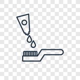 Toothpaste cleanin concept vector linear icon isolated on transparent background, Toothpaste cleanin concept transparency logo in royalty free illustration Toothpaste cleanin concept vector linear icon isolated on transparent background, Toothpaste cleanin concept transparency logo in royalty free illustration