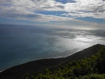 Low Lands, Sea, and Cloudy Sky royalty free stock photography Low Lands, Sea, and Cloudy Sky royalty free stock photography