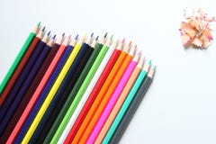 top view crayon is placed on a white background and have copy sp royalty free stock photo top view crayon is placed on a white background and have copy sp royalty free stock photo