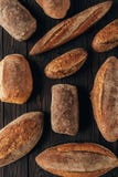 Top View Of Arranged Loafs Of Bread Royalty Free Stock Photos Top View Of Arranged Loafs Of Bread Royalty Free Stock Photos