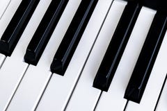 Top view of piano keys. Close-up of piano keys. Close frontal viTop view of piano keys. Close-up of piano keys. Close frontal view royalty free stock photos Top view of piano keys. Close-up of piano keys. Close frontal viTop view of piano keys. Close-up of piano keys. Close frontal view royalty free stock photos