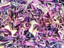 Top view of sliced red cabbage as a background. stock photo Top view of sliced red cabbage as a background. stock photo