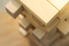 Top view of wooden block tower game royalty free stock photo Top view of wooden block tower game royalty free stock photo