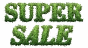 Toppen Sale text som göras av gräs royaltyfri illustrationer Toppen Sale text som göras av gräs royaltyfri illustrationer