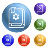 Torah book icons set vector vector illustration Torah book icons set vector vector illustration