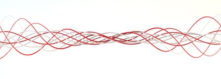 Torcer cadenas rojas y blancas imágenes de archivo libres de regalías Torcer cadenas rojas y blancas imágenes de archivo libres de regalías