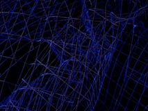 Torcido y Bent Galvanised Wire Mesh foto de archivo Torcido y Bent Galvanised Wire Mesh foto de archivo