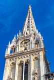 Toren van Kathedraal - Zagreb, Kroatië, Europa stock foto's Toren van Kathedraal - Zagreb, Kroatië, Europa stock foto's
